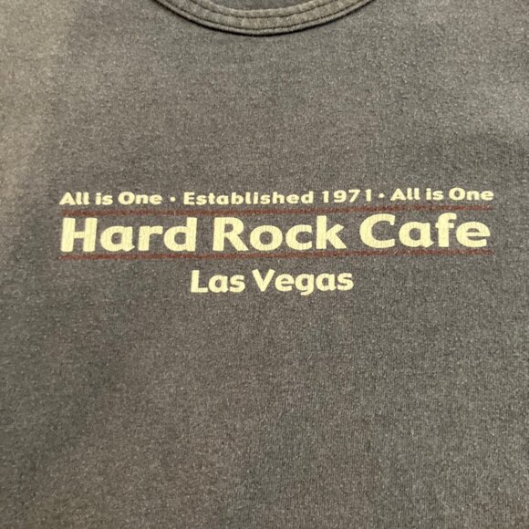 Vintage Hard Rock Las Vegas navy tank top - Picture 3 of 7